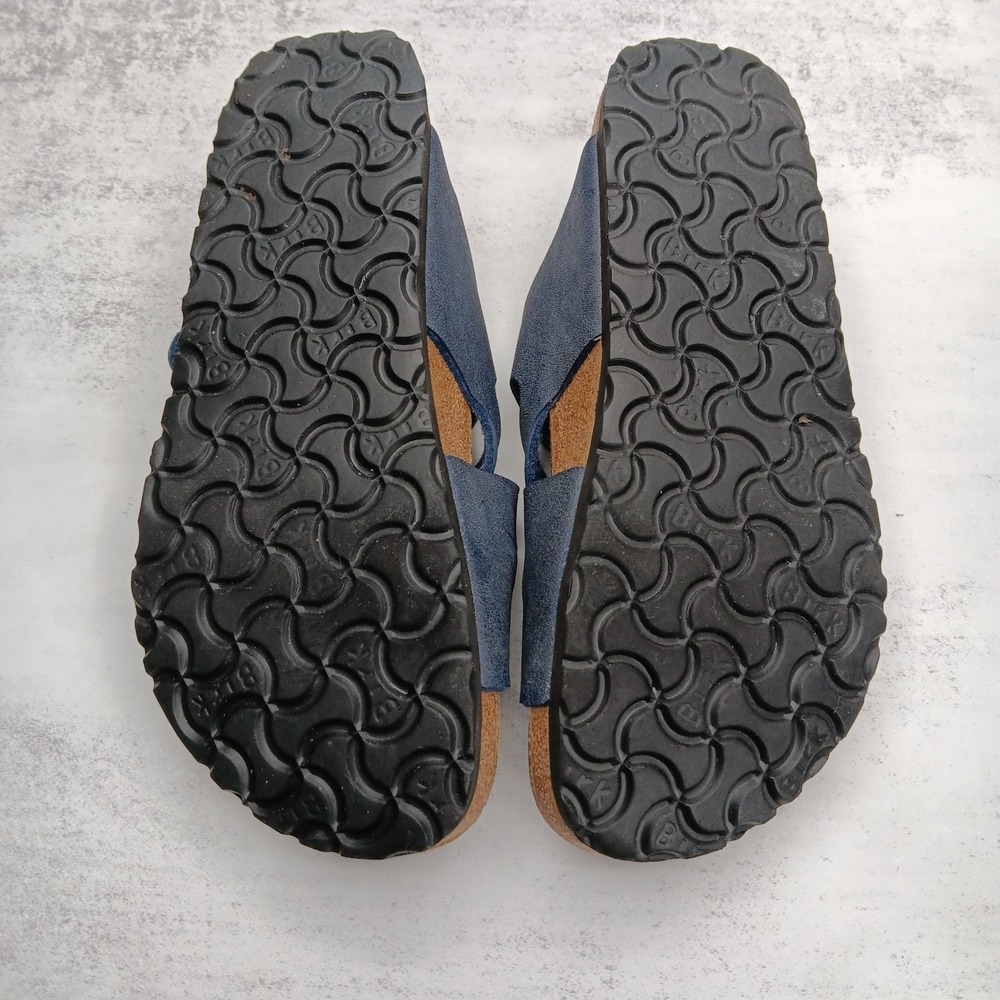 Birkenstock Blue Cross-Strap Sandals - Picture 8 of 10